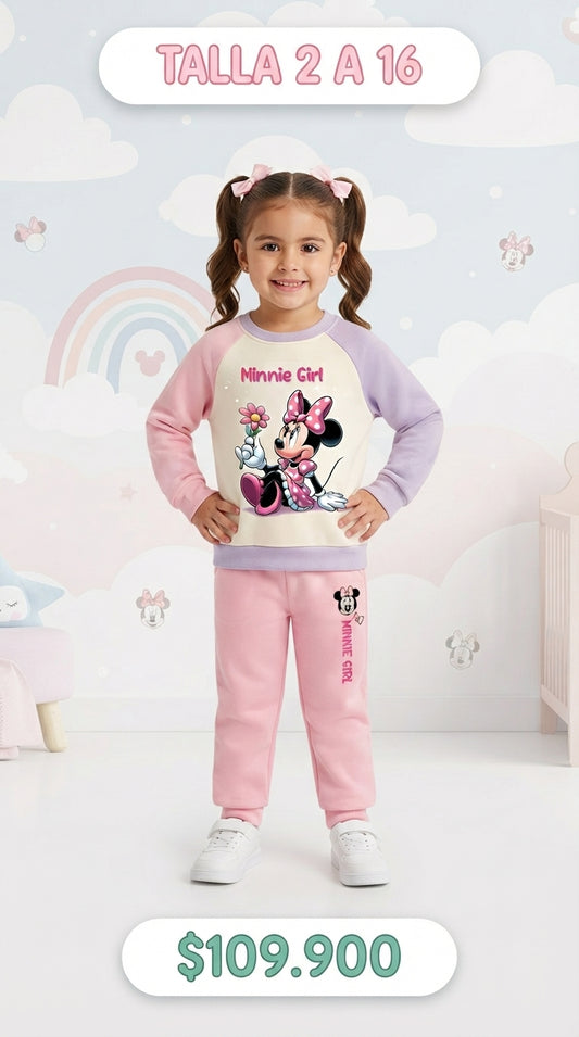 CONJ MINNIE COMBINADO 3 COLORES
