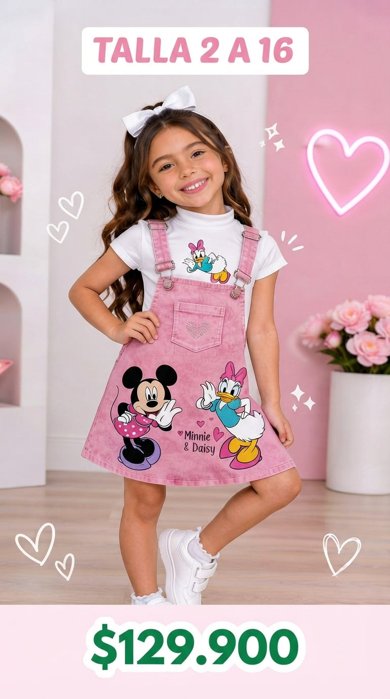 Jardinera y blusa  JEANSKIDS-3