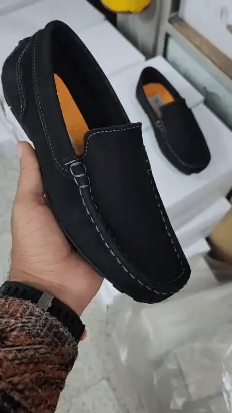 MOCASINES EN CUERO PARA CABALLERO