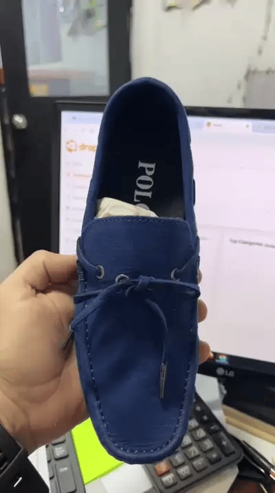 MOCASIN DE CORDON AZUL