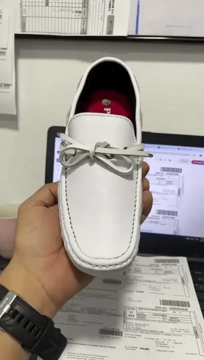 MOCASIN CORDON PL BLANCO