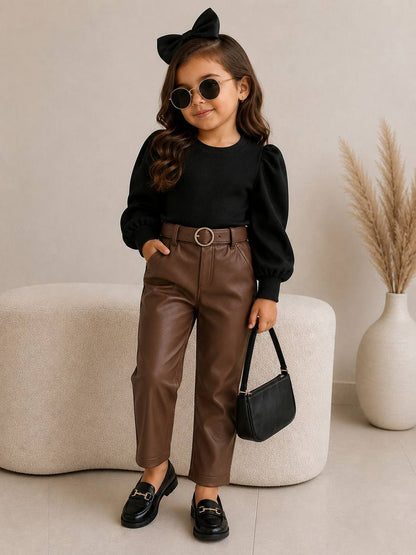 Conjunto pantalón buso y moño italiana