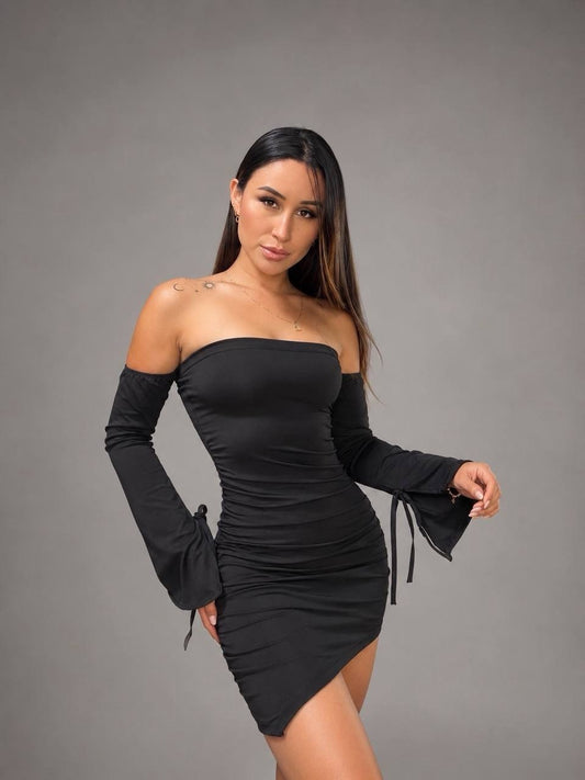 Vestido  asimétrico   RUBIS