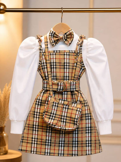 vestido cuadrado  nina burberry